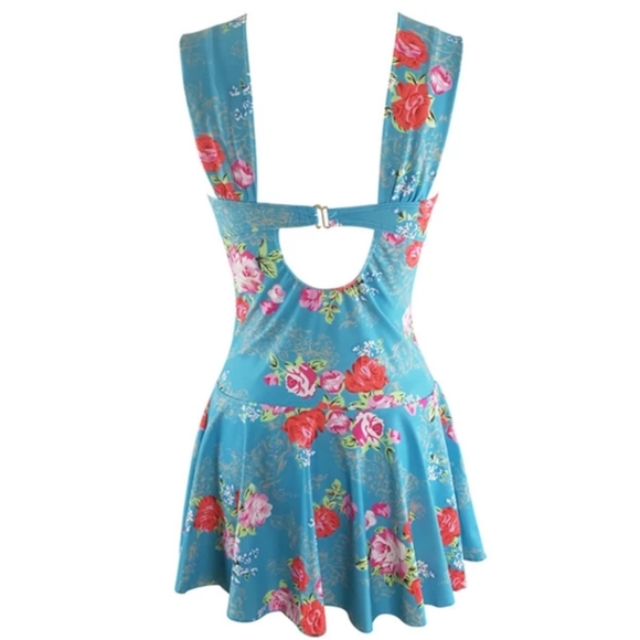 💙NEW!Tropical Oasis Tankini 2 Piece Swimsuit 💙 - Picture 3 of 4